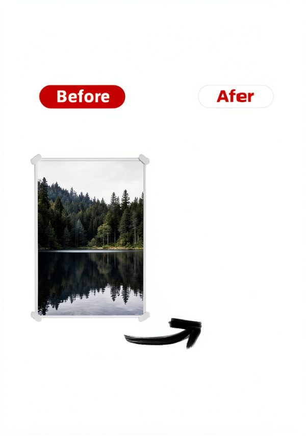 350Pcs Double Sided Adhesive Dots Removable, Clear Ballon Sticky Adhesive Tape Dots, No Trace Sticky Tack Putty for Poster, Hanging Pictures, Crafts, Christmas Decor, Museum, 0.3'' x 0.5''-2