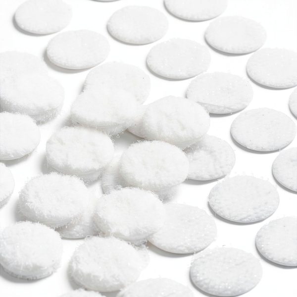 1000 Pcs (500 Pairs) 0.59inch Diameter Hook and Loop Fastener Self Adhesive Round Circle Sticky Sticker Dots for Arts and Crafts School Classroom Home and Office Use, White-4