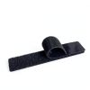 KING MOUNTAIN 1x3 Inch Hook and Loop Strips, 20 Sets Nylon Self Adhesive Tape, Double Sided Strong Back Adhesive Tape and Dots for Office, Home and Crafting, Heavy Duty, Black-1