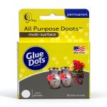 Glue Dots, All Purpose Dots, Permanent, Multi-Surface, Double-Sided, 1/2", .5 Inch, 900 Dots, DIY Craft Glue Tape, Sticky Adhesive Glue Points, Liquid Hot Glue Alternative, Clear, 3 Pack-0