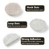 Hook and Loop Dots 1200pcs White Self Adhesive Nylon by Rindion-2